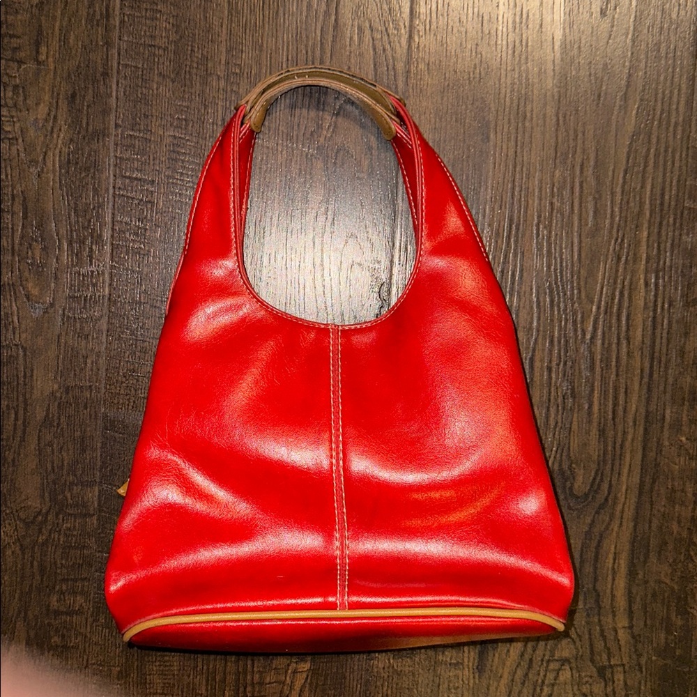 Nine West Mini Red Leather Women's purse - Picture 2 of 8